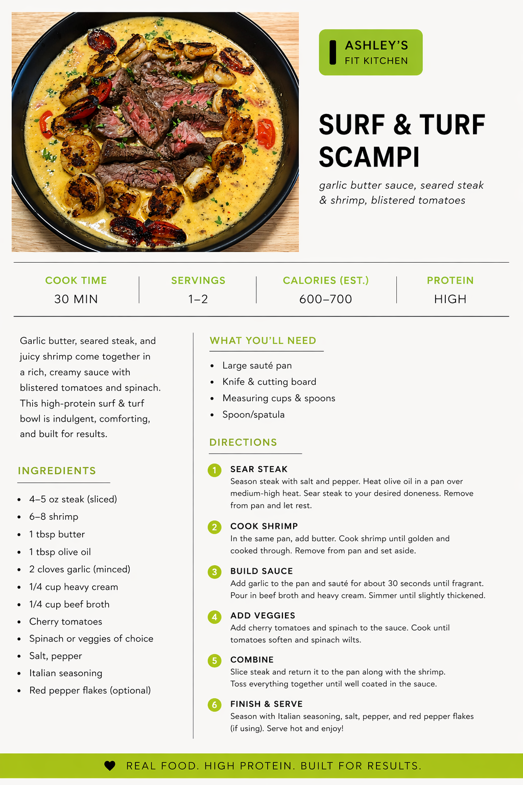 Surf and Turf Recipe